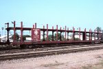 Santa Fe bi-level vehicle rack car ATSF #88715